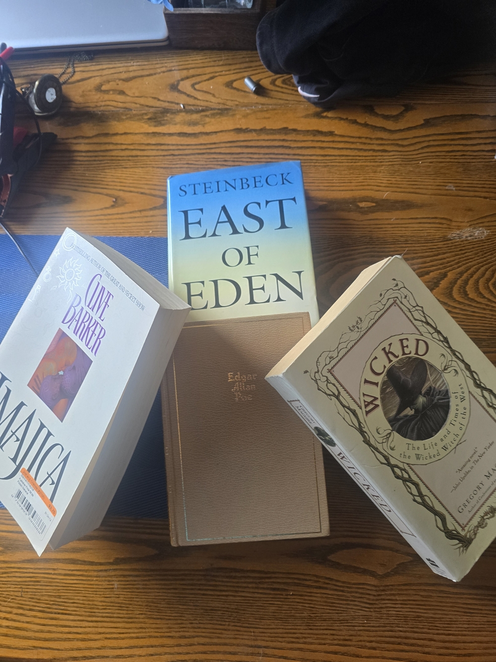 Set of Four Novels Brown & Blue
